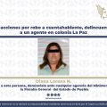 FGE Puebla investiga ataque armado en La Paz: agente resulta herido durante operativo por robo a cuentahabiente