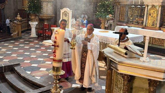 Catedral de Puebla reúne a fieles en el Día de la Santa Cruz; llaman a rechazar la violencia y fortalecer valores