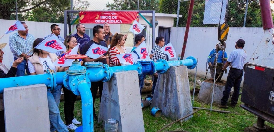 Inicia la rehabilitación del pozo No. 2 en “Paseo de los Sauces” en Huejotzingo