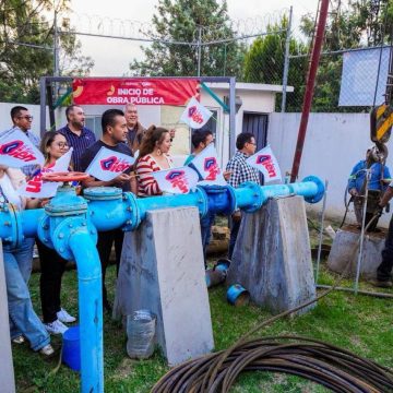 Inicia la rehabilitación del pozo No. 2 en “Paseo de los Sauces” en Huejotzingo