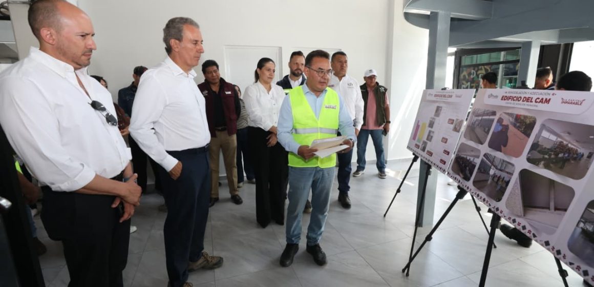 Supervisa Pepe Chedraui trabajos de remodelación en el Centro de Atención Municipal