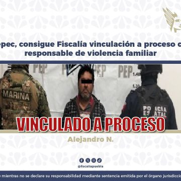 Vinculan a proceso a hombre por violencia familiar en Tlatlauquitepec