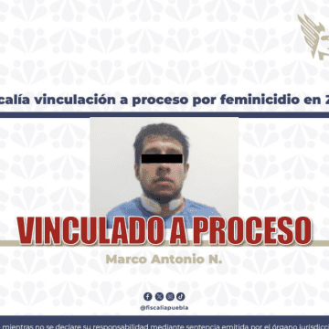 FGE logra vinculación a proceso por feminicidio en Zacapoaxtla