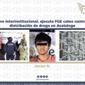Cateo en Acatzingo: FGE asegura presunto punto de venta de droga; hay un detenido