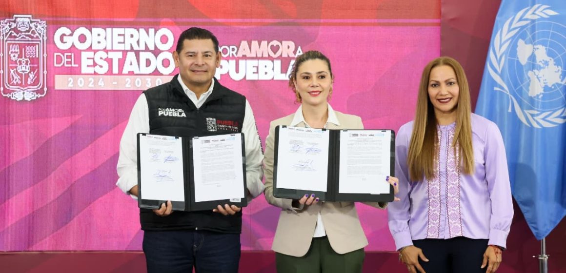 Gobierno del Estado de Puebla lidera protección de género con ONU Mujeres 