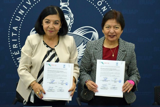 BUAP y CECyTE firman convenio para impulsar la educación tecnológica y la innovación 1 A Convenio 1 2