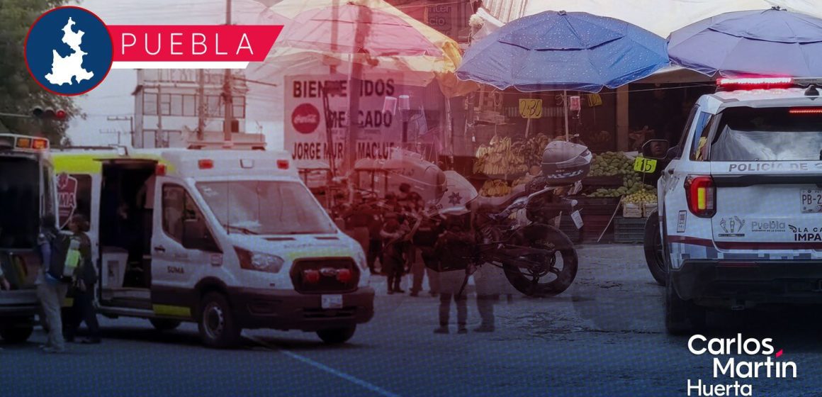 Balacera en el Mercado Morelos deja tres personas heridas tras aparente ataque directo