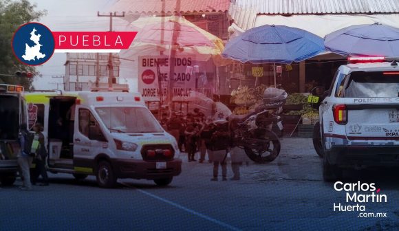 Detienen a dos presuntos responsables de balacera en el Mercado Morelos de Puebla