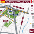 Cortes viales en Puebla por el partido España vs Perú: horarios y calles afectadas