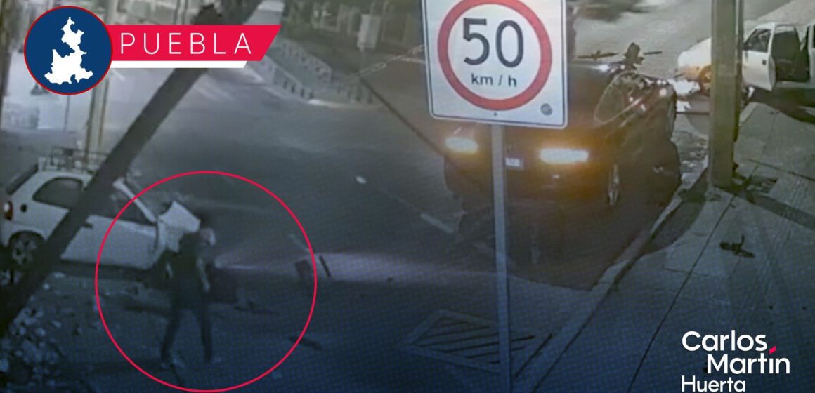 Conductor en sentido contrario choca en la 11 norte y huye con ayuda de amigos