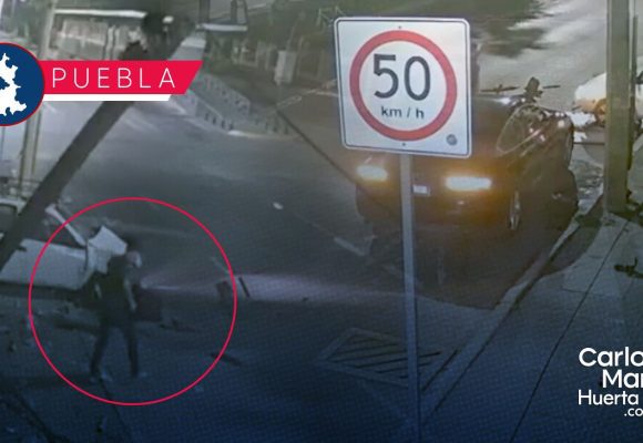Conductor en sentido contrario choca en la 11 norte y huye con ayuda de amigos