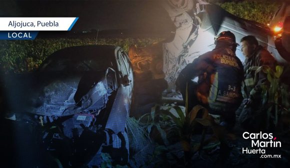 Choque y volcadura Aljojuca Tragedia en Aljojuca: Madre e hija mueren tras fuerte choque y volcadura