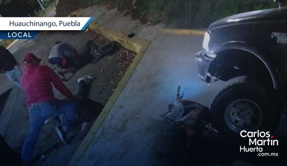 Ciudadanos impiden asalto y detienen a delincuentes en Huauchinango