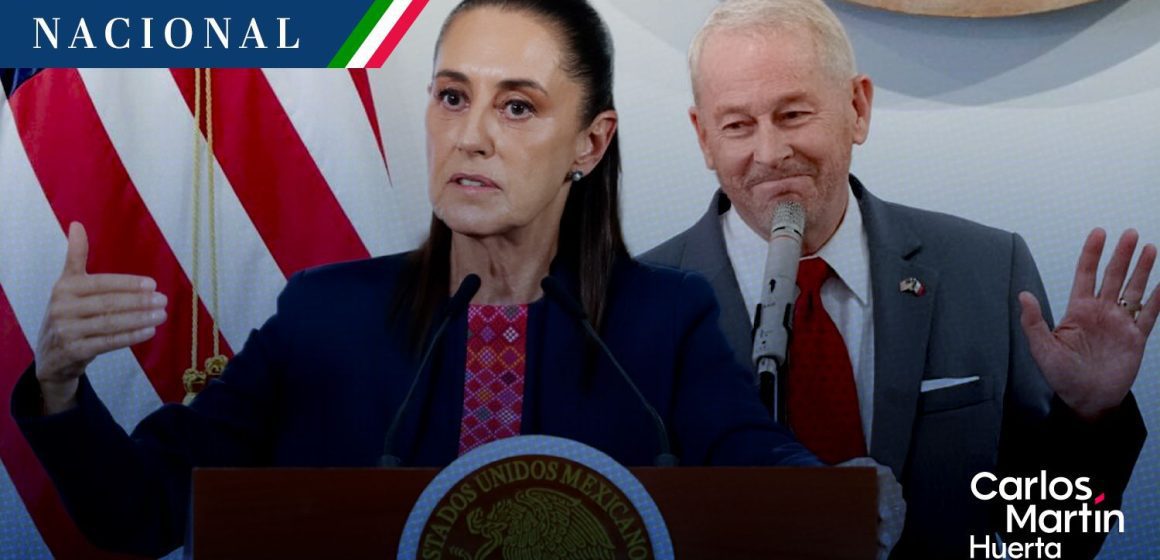 Claudia Sheinbaum - Ronald Johnson Sheinbaum responde al embajador Ronald Johnson; “que respete los asuntos internos”