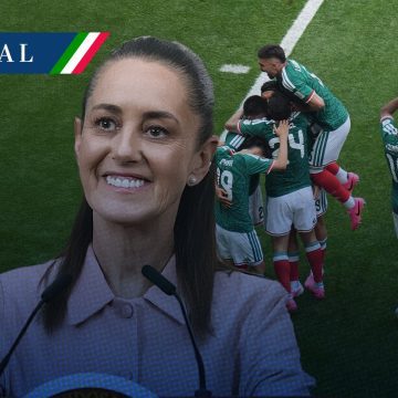 Sheinbaum felicita a la Selección Mexicana; “el que apuesta en contra de México siempre le va a ir mal”