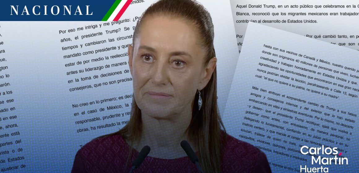 Sheinbaum agradece a AMLO carta de apoyo