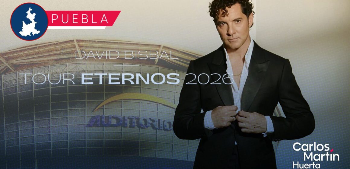 David Bisbal llega a Puebla con su Tour Eternos 2026