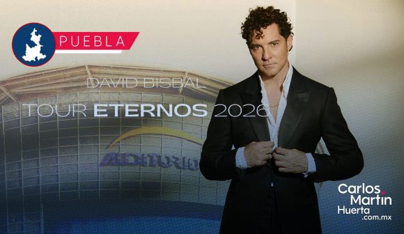 David Bisbal llega a Puebla con su Tour Eternos 2026