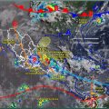 Potencial ciclón y canales de baja presión provocarán lluvias intensas en 6 estados