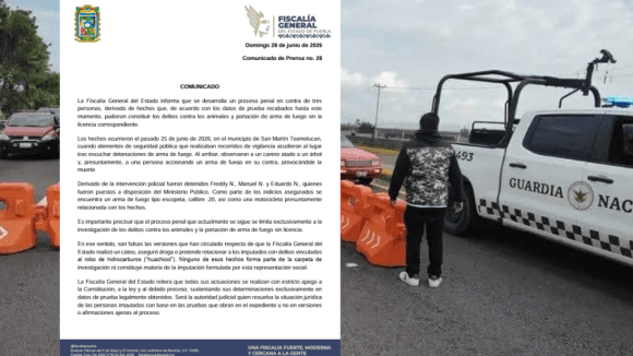 Caos vial en la México-Puebla tras bloqueo por detención de tres hombres en Texmelucan