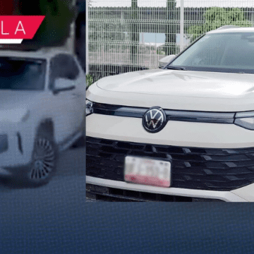Localizan en San Antonio Cacalotepec camioneta VW Tiguan robada en La Carcaña
