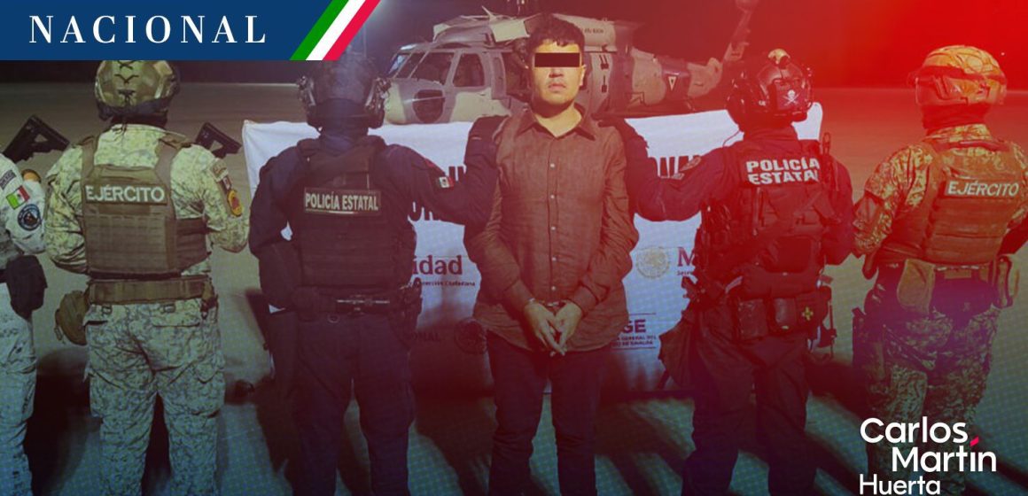 Cae en Sinaloa “El Gabito”, presunto jefe regional de “Los Chapitos”