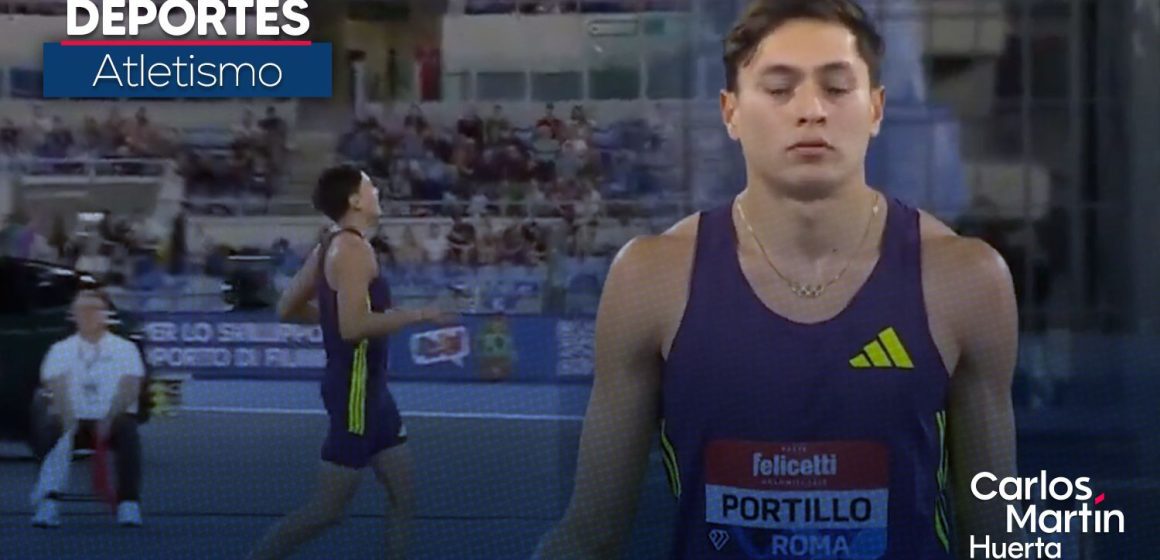 Erick Portillo hace historia al conquistar medalla de plata en la Diamond League de Roma