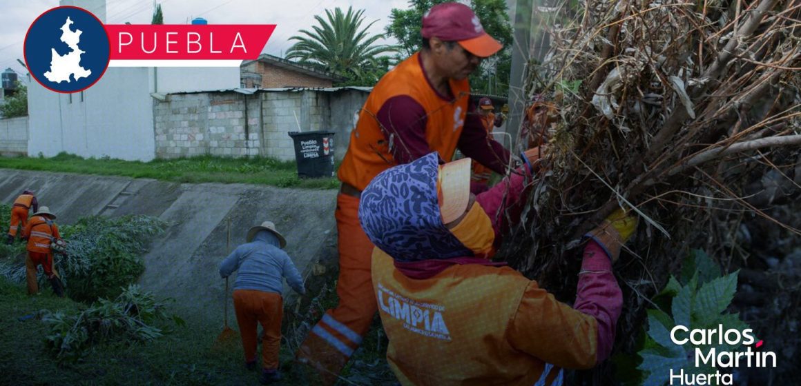 Fortalecen acciones preventivas en San Jerónimo Caleras ante temporada de lluvias