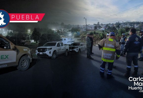 Desalojan a familias por fuga de gas LP en Tlalancaleca