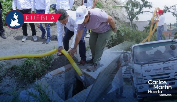 Gobierno Estatal lleva Agua para el Bienestar a colonias con desabasto