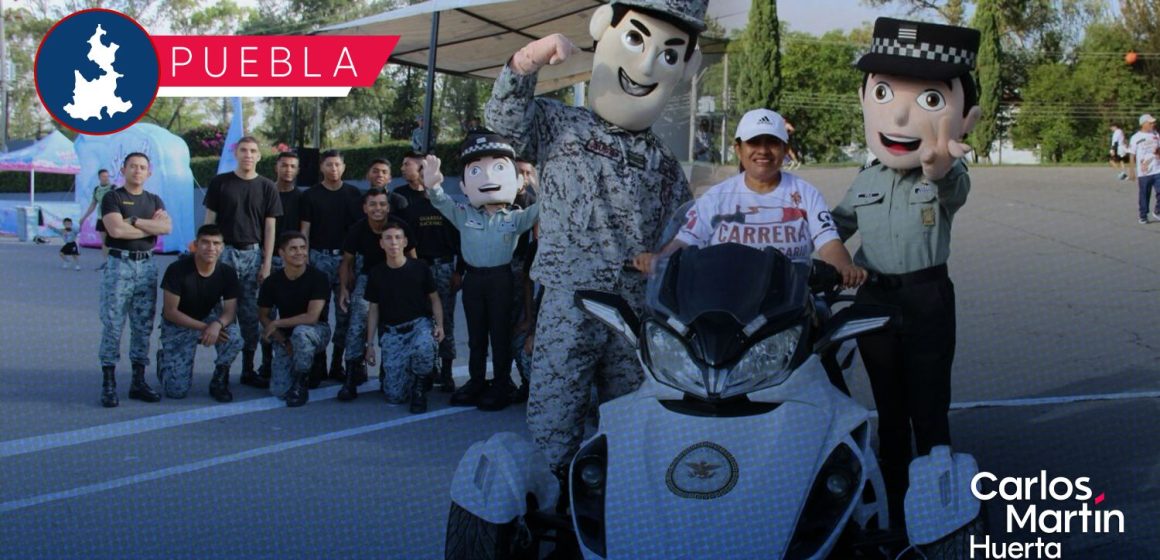 Guardia Nacional celebra su séptimo aniversario con carrera y exhibición técnica