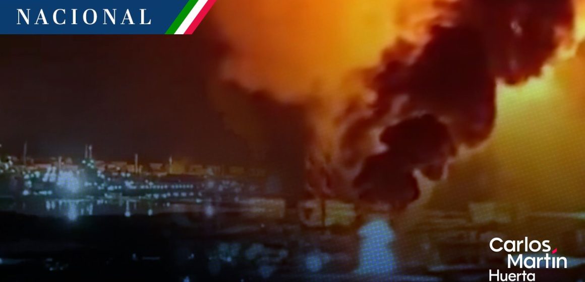 Fuga de combustóleo provoca incendio en la refinería de Salina Cruz