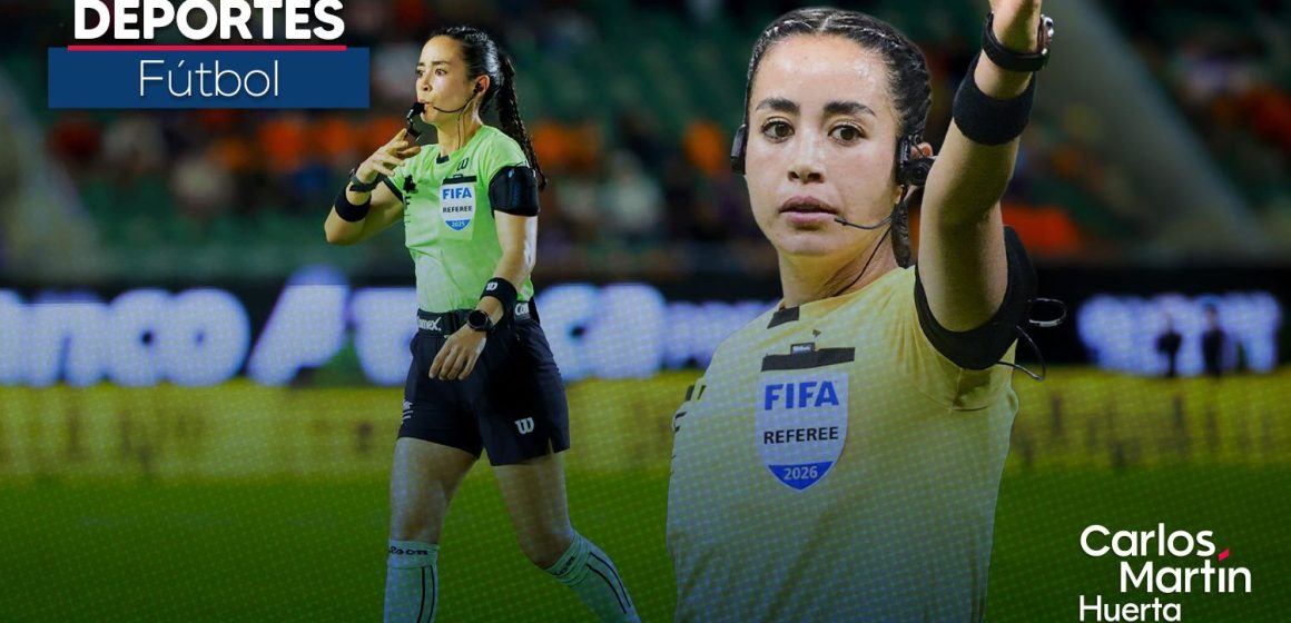 Katia Itzel García será la primera mexicana en arbitrar como central en un Mundial varonil