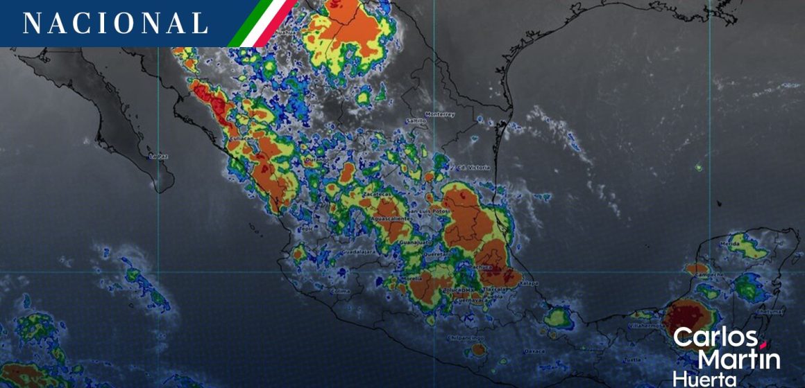 Onda tropical 13 provocará lluvias muy fuertes y granizadas en el norte y occidente de México