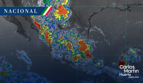 Onda tropical 13 provocará lluvias muy fuertes y granizadas en el norte y occidente de México
