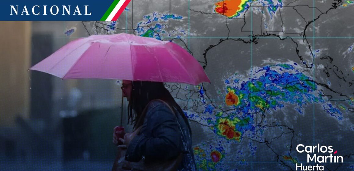 Onda tropical 6 y potencial ciclón provocarán lluvias intensas en 9 estados