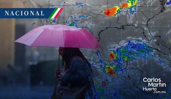 Onda tropical 6 y potencial ciclón provocarán lluvias intensas en 9 estados