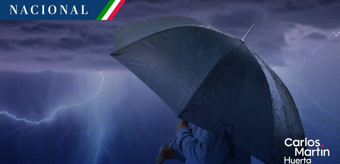 Ondas tropicales provocarán lluvias intensas en el centro, sur y sureste del país