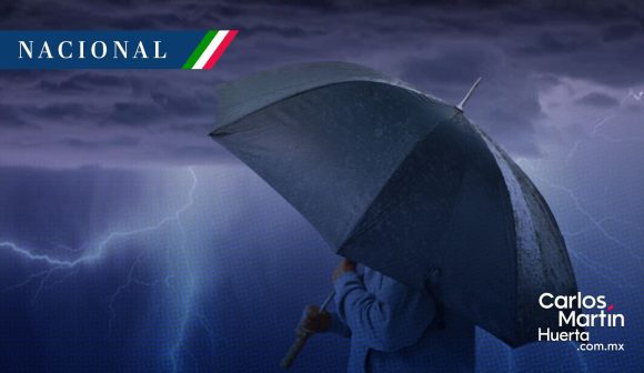 Ondas tropicales provocarán lluvias intensas en el centro, sur y sureste del país