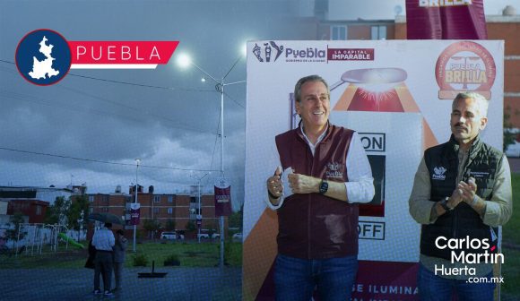 Modernizan alumbrado público en Galaxia La Laguna con tecnología LED