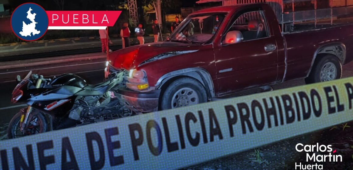 Muere motociclista tras ser impactado por camioneta y arrollado en La María