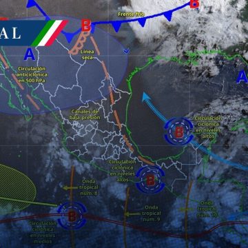 Ondas tropicales 9 y 10 provocarán lluvias intensas en estos estados