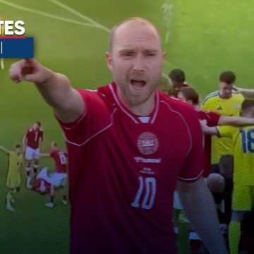 Christian Eriksen se desploma nuevamente en pleno partido amistoso ante Ucrania