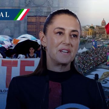 Sheinbaum pone en duda su asistencia al Fan Fest por plantón de la CNTE