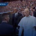 Histórica y multitudinaria recepción al papa León XIV en el Estadio Santiago Bernabéu