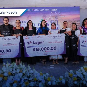 Premian a ganadoras de “Tu mejor mole 2026” en San Andrés Cholula