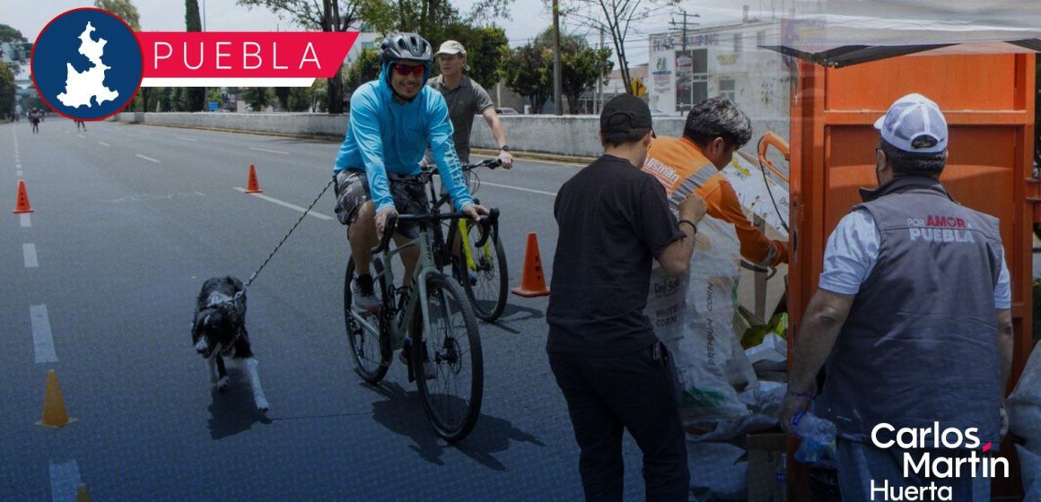 Reúne Reciclatón #PorAmorAPuebla2026 en Vía Recreativa Metropolitana a miles de poblanos
