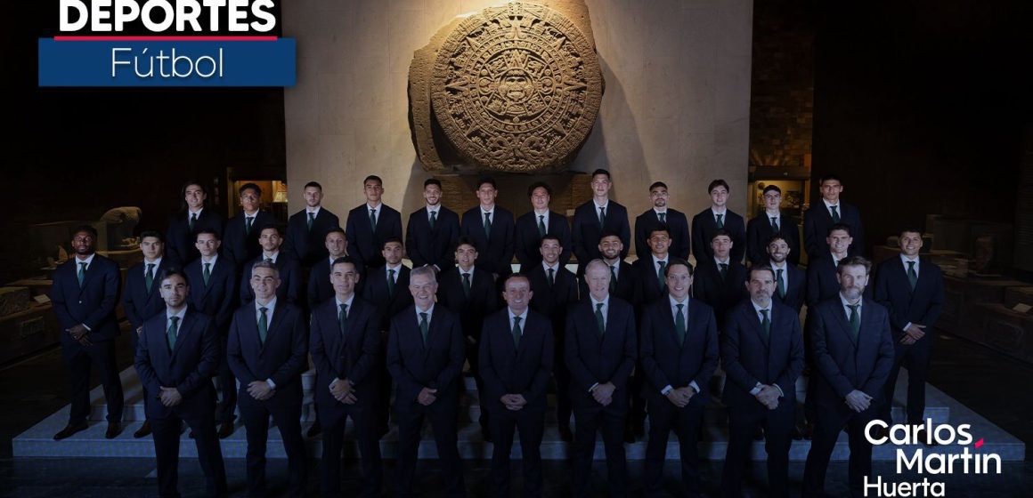 Selección Mexicana presenta foto oficial en el Museo Nacional de Antropología