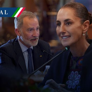 Sheinbaum califica de “buena y cordial” su reunión con el rey Felipe VI
