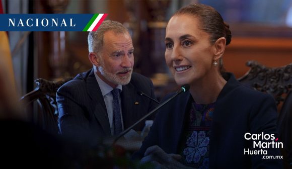 Sheinbaum califica de “buena y cordial” su reunión con el rey Felipe VI